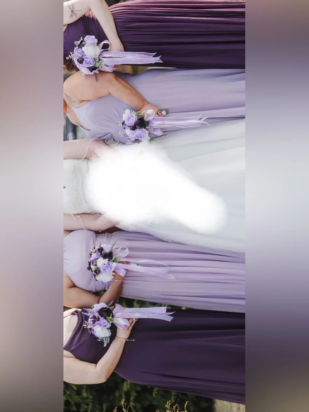 Elegant Shades of Purple Wedding Decorations